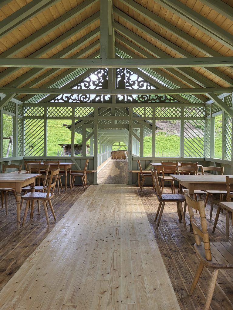 Kegelbahn im Schwäbischen Freilichtmuseum Illerbeuren